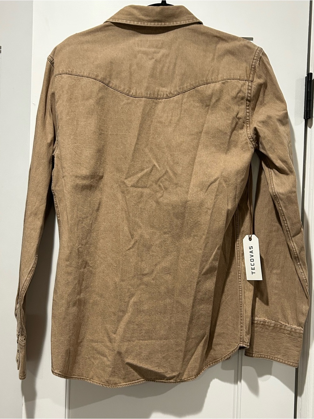 Tecovas Coriander Denim Western Work Shirt NWT - Picture 2 of 3
